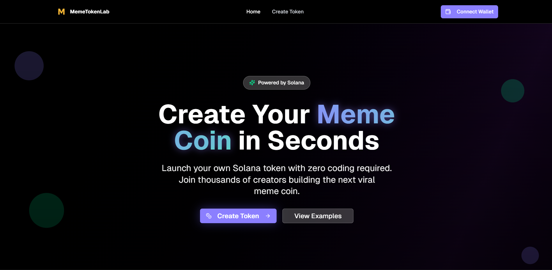 MemeTokenLab | Create Solana Meme Coin